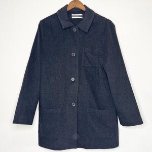 Vintage Amanda Smith Wool Cashmere Chore Jacket Size 14 Classic Vintage Academia